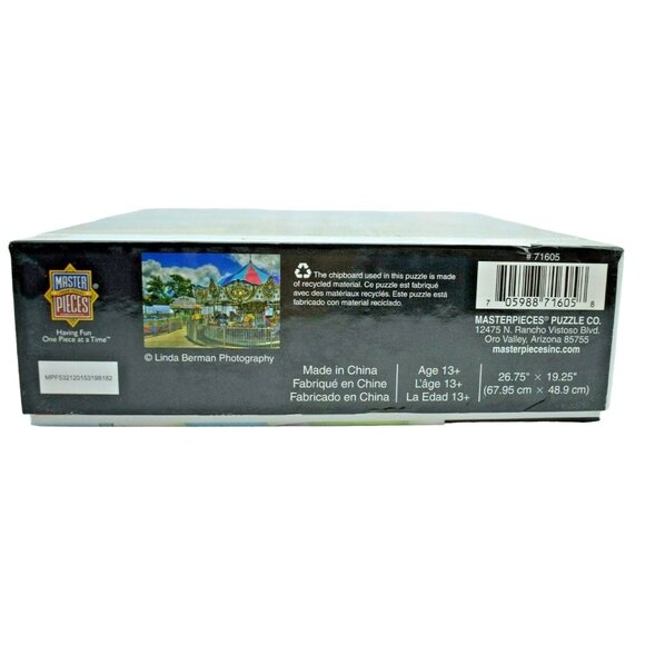 Master Pieces Shutter Speed Joyride Carousel 1000 pc Jigsaw Puzzle Complete - Picture 8 of 9